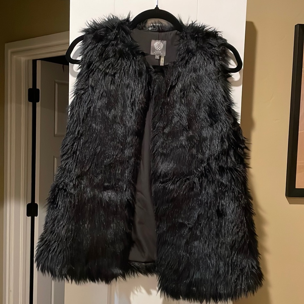 Vince Camuto faux fur vest size XS